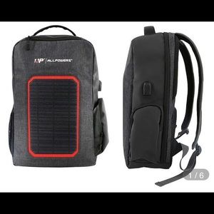 Allpowers Solar USB Cable Backpack